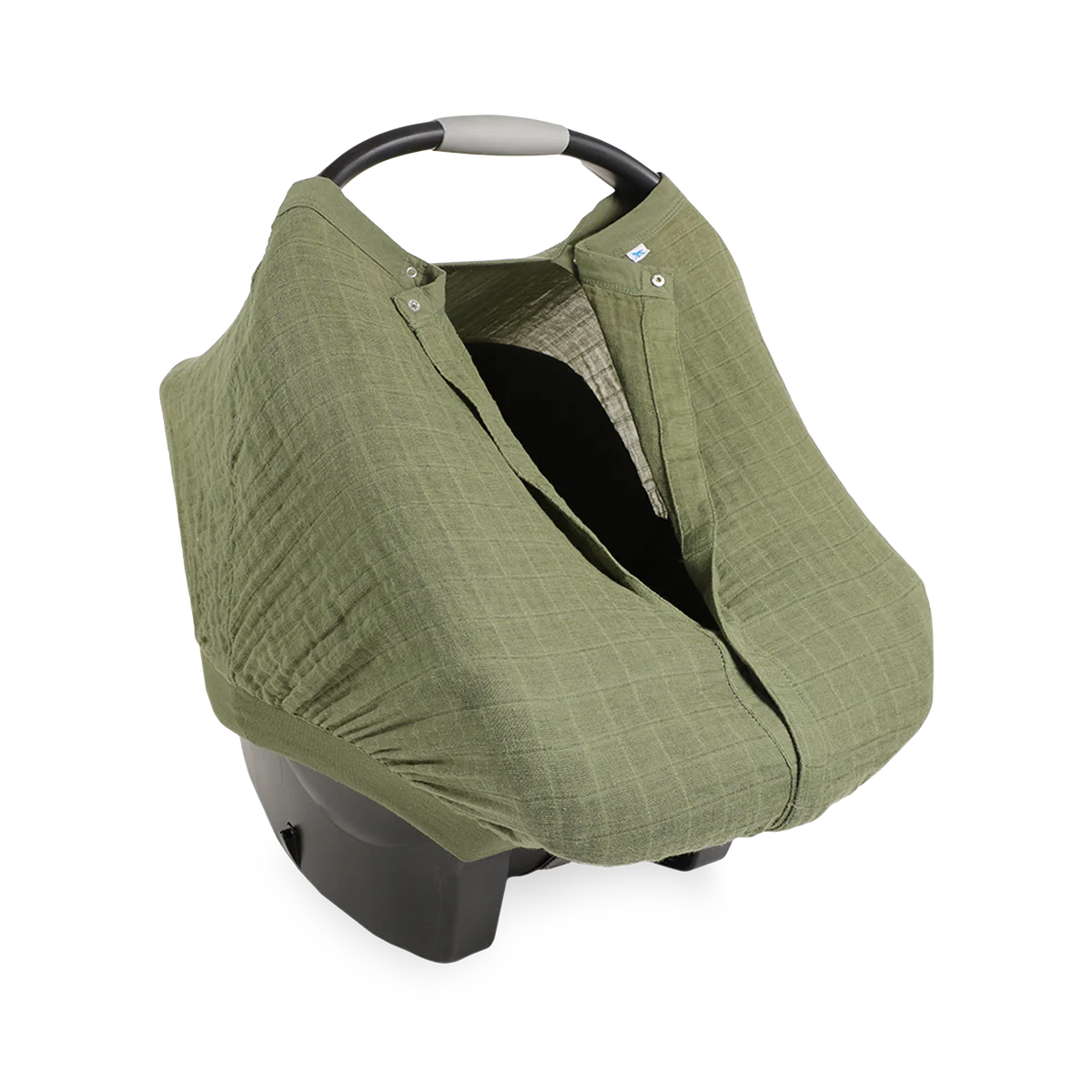 Cotton Muslin Car Seat Canopy - Fern little unicorn