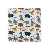 Cotton Muslin Swaddle Blanket - Dino Friends little unicorn