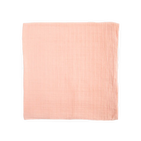 Cotton Muslin Swaddle Blanket - Rose Petal little unicorn