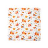 Cotton Muslin Swaddle Blanket - Georgia Peach little unicorn