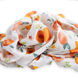 Cotton Muslin Swaddle Blanket - Georgia Peach little unicorn