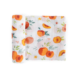 Cotton Muslin Swaddle Blanket - Georgia Peach little unicorn