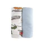 Swaddle Blanket 2 Pack - Air Show little unicorn