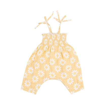 Yellow Mod Daisy Romper