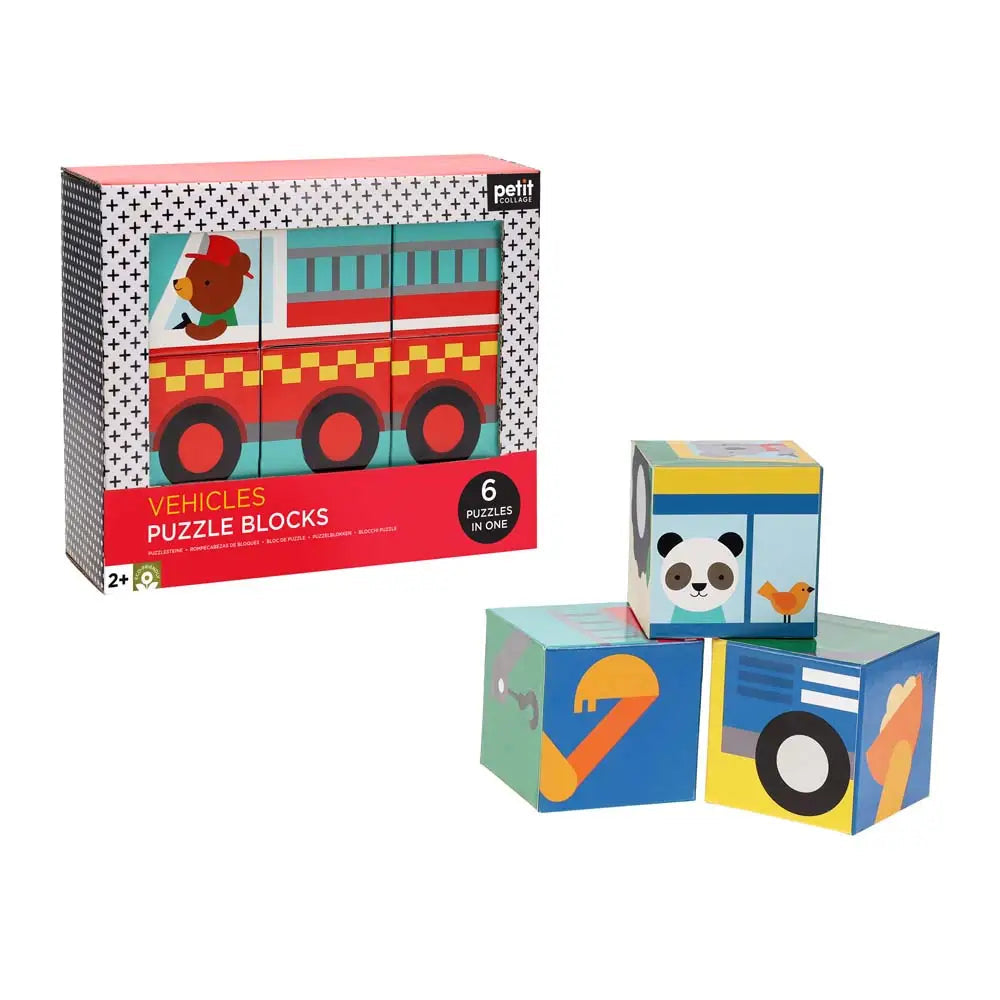 Vehicle Puzzle Blocks Chronicle Books