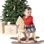 Baby Holiday Plaid Tutu Bodysuit Angel Dear