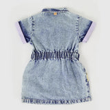 Kid Pastel Pop Piper Denim Belted Dress Goldie & Ace