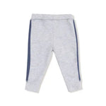 Kid Stripes - French Terry Sport - Varsity - Light Heather Grey - Jogger W/ Varsity Stripes Angel Dear