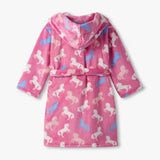 Kid- Beautiful Horses Fuzzy Fleece Robe Hatley Kids