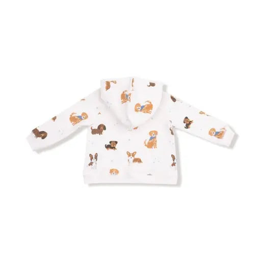 Kid Best Friend Dogs - French Terry - Uni - Zip Hoodie Angel Dear