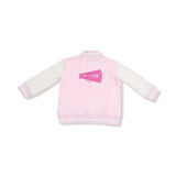 Kid French Terry Sport - Varsity - Pink - Letterman Jacket Angel Dear