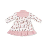 Baby Cowgirl Print Bodysuit Dress Angel Dear