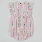 Baby Antique Stripe Strawberry Lani Romper Goldie & Ace