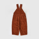 Kid Sammy Courdoroy Overalls Chocolate Goldie & Ace