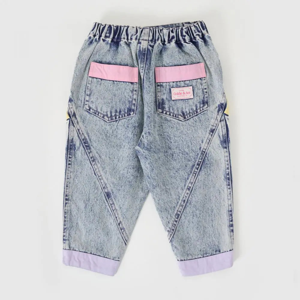 Kid Pastel Pop Nora Denim Pant Goldie & Ace