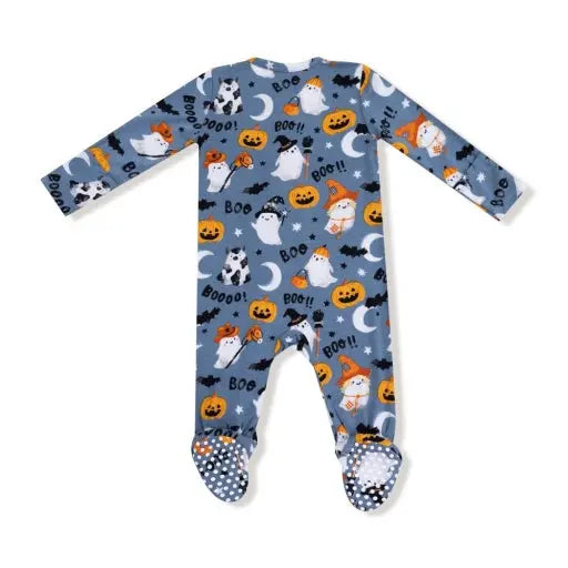 Baby Costumed Ghosts - Glow In The Dark - 2 Way Zipper Footie Angel Dear