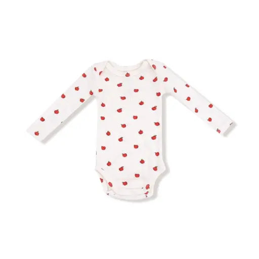 Baby Tiny Apples - Lap Shoulder Bodysuit Angel Dear
