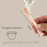 Baby Finger Toothbrush & Tongue Cleaner Oral Set 3m+ (Blush) Ali+Oli