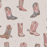 Baby Cowgirl Print Bodysuit Dress Angel Dear