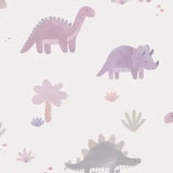 KidSoft Dinos- French Terry - Purple - Ruffle Sweatshirt and Jogger Pant Angel Dear