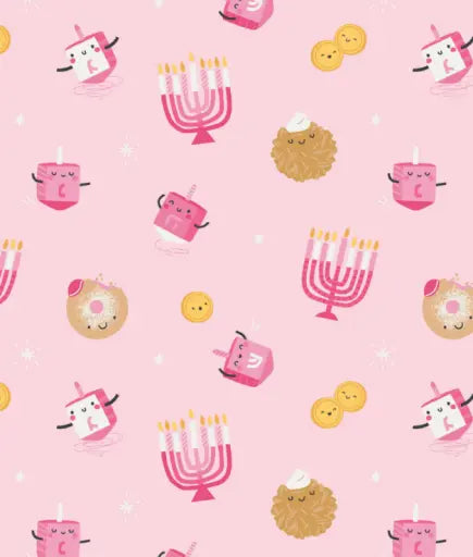 Kid Hanukkah - Pink - Loungewear Set Angel Dear