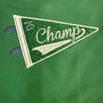Kid French Terry Sport - Varsity - Green - Letterman Jacket Angel Dear