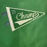 Kid French Terry Sport - Varsity - Green - Letterman Jacket Angel Dear
