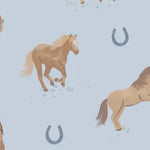 Kid Horses Blue Loungewear Set Angel Dear