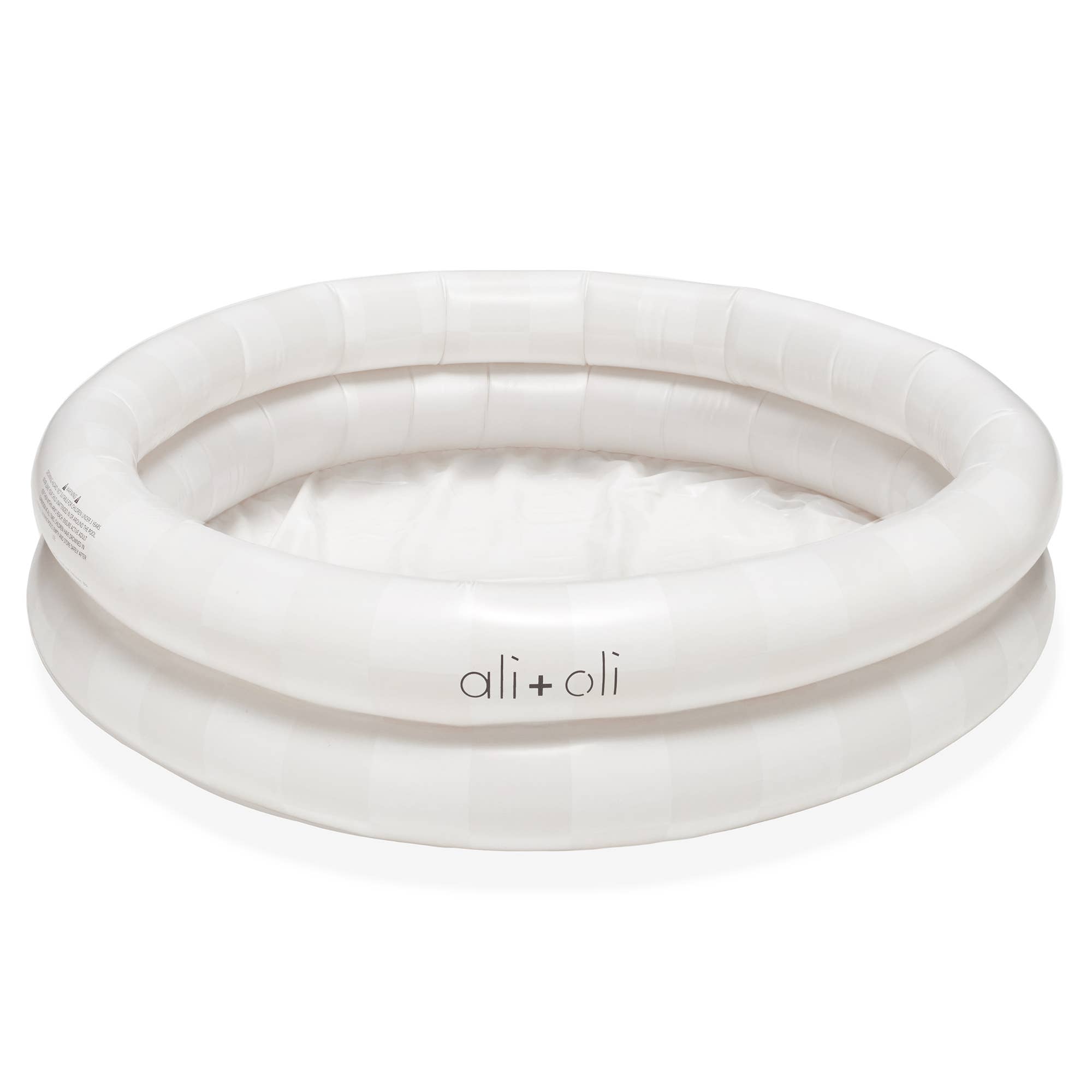 Baby Ali+Oli Two Rings Small Kids Inflatable Pool 35 Inches Ali+Oli