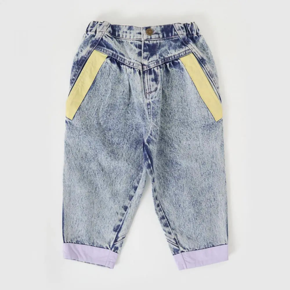 Kid Pastel Pop Nora Denim Pant Goldie & Ace