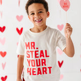Toddler Mr Steal Your Heart Valentines Day Shirt Toddler and Youth Benny & Ray Apparel