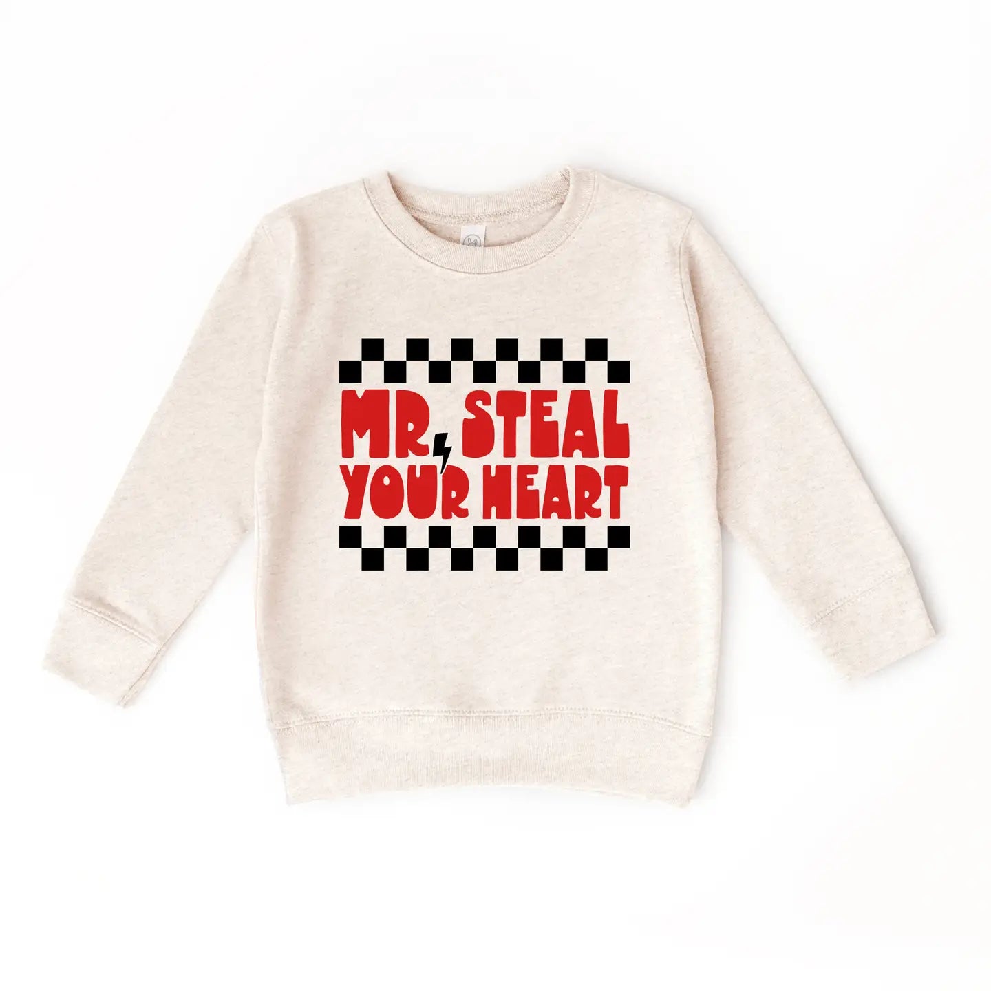 Mr. Steal your Heart Valentines Day Kids sweatshirt