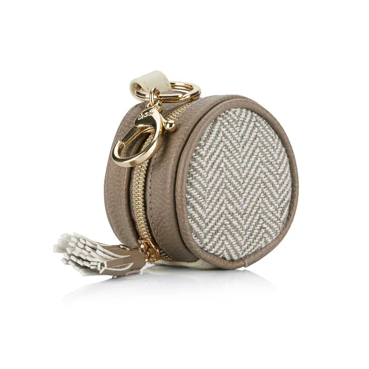 Vanilla Latte Diaper Bag Charm Pod Keychain Itzy Ritzy