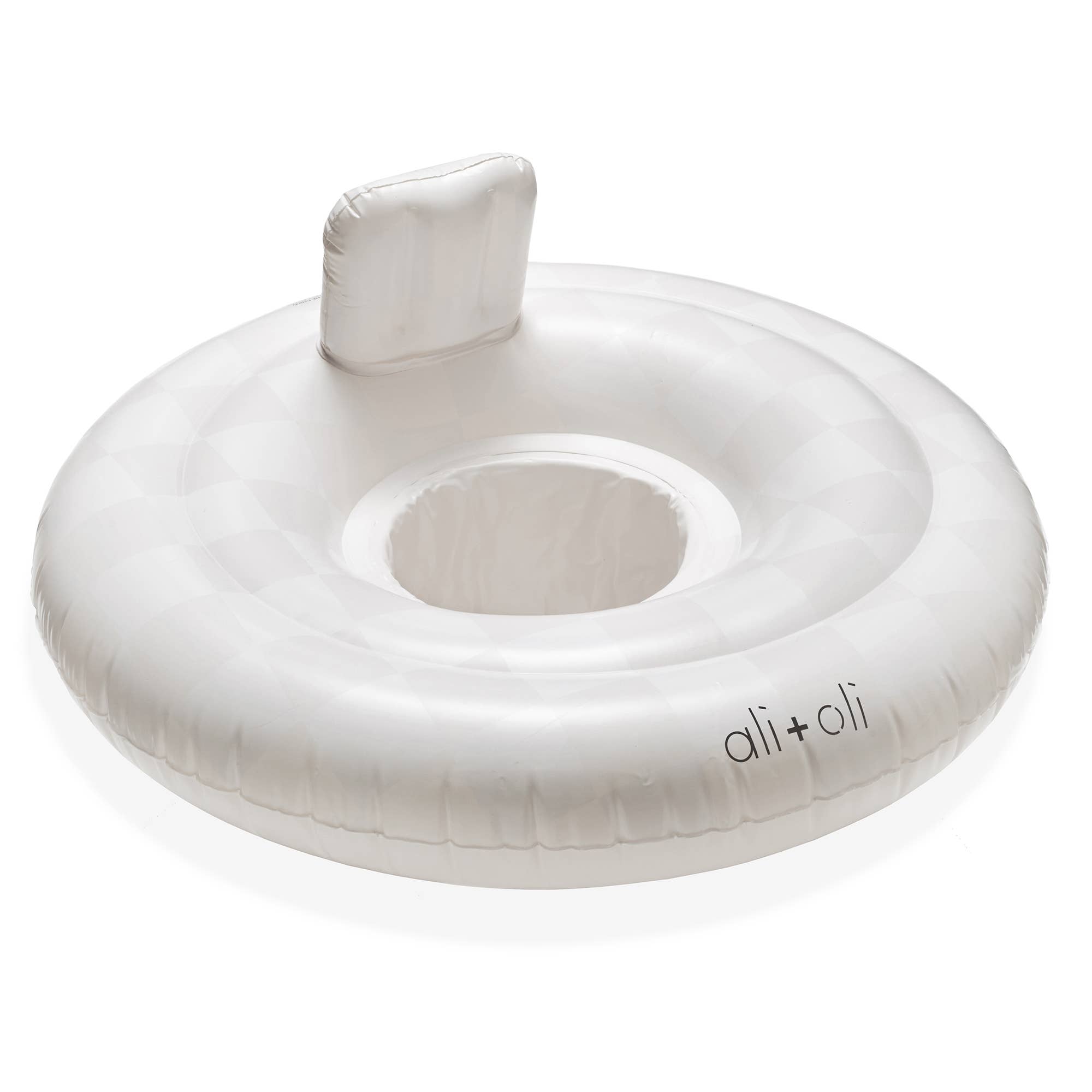 Baby Ali+Oli Baby Swim Seat Ring Pool Float (Checkers) Ali+Oli
