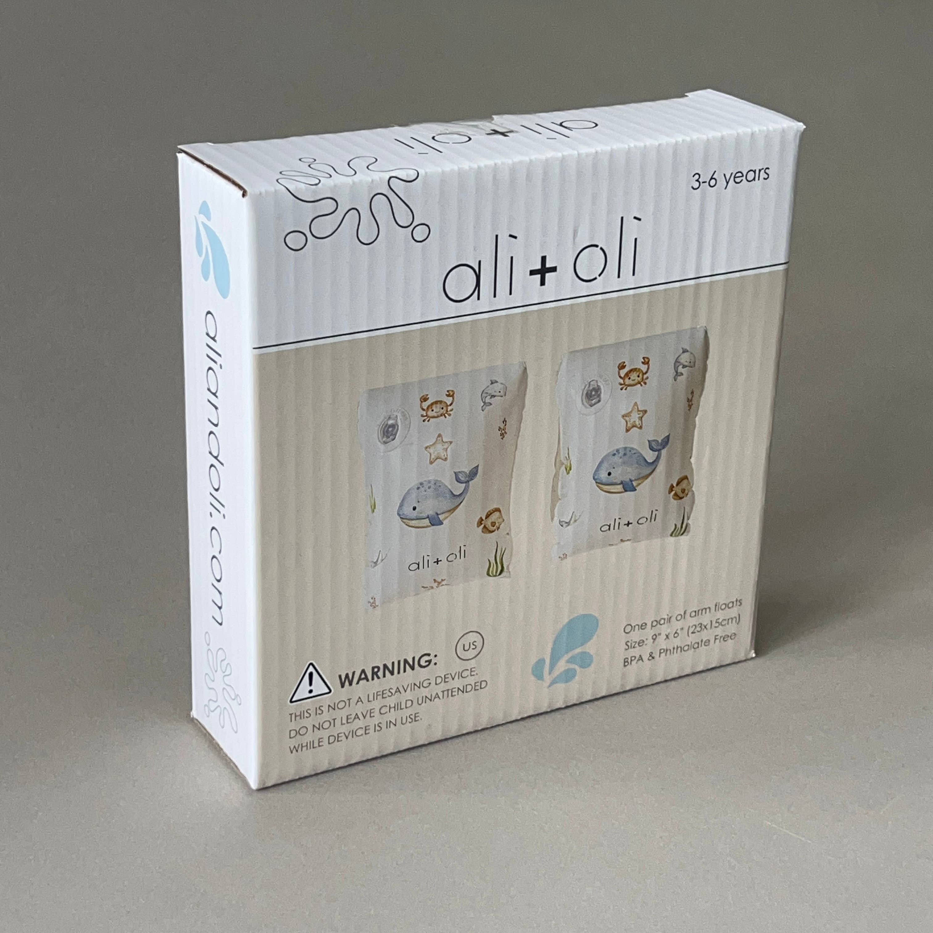 Baby Ali+Oli Swim Arm Band Wings Inflatable Float  (Undersea) Ali+Oli