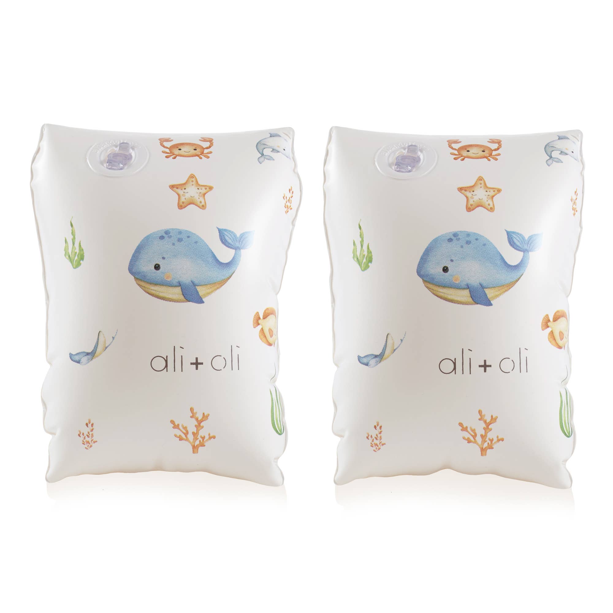 Baby Ali+Oli Swim Arm Band Wings Inflatable Float  (Undersea) Ali+Oli
