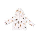 Kid Best Friend Dogs - French Terry - Uni - Zip Hoodie Angel Dear