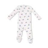 Baby 2-Way Zipper Footie w/ Cowboy Hat Print Angel Dear