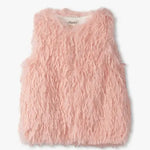 Toddler Pale Pink Feather Faux Fur Vest Hatley Kids
