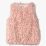 Toddler Pale Pink Feather Faux Fur Vest Hatley Kids