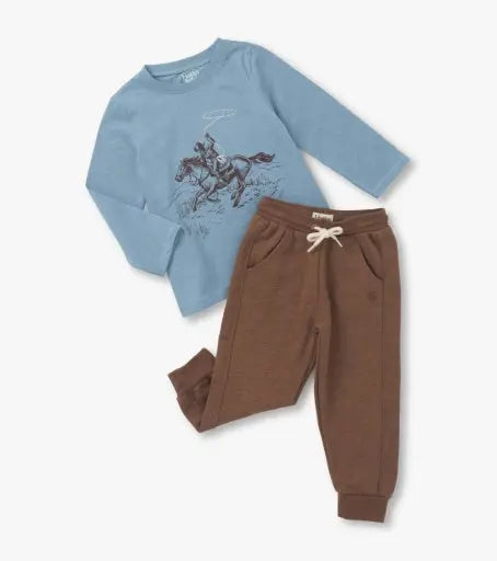 Kid Ranch Graphic Tee and Jogger Set Hatley Kids
