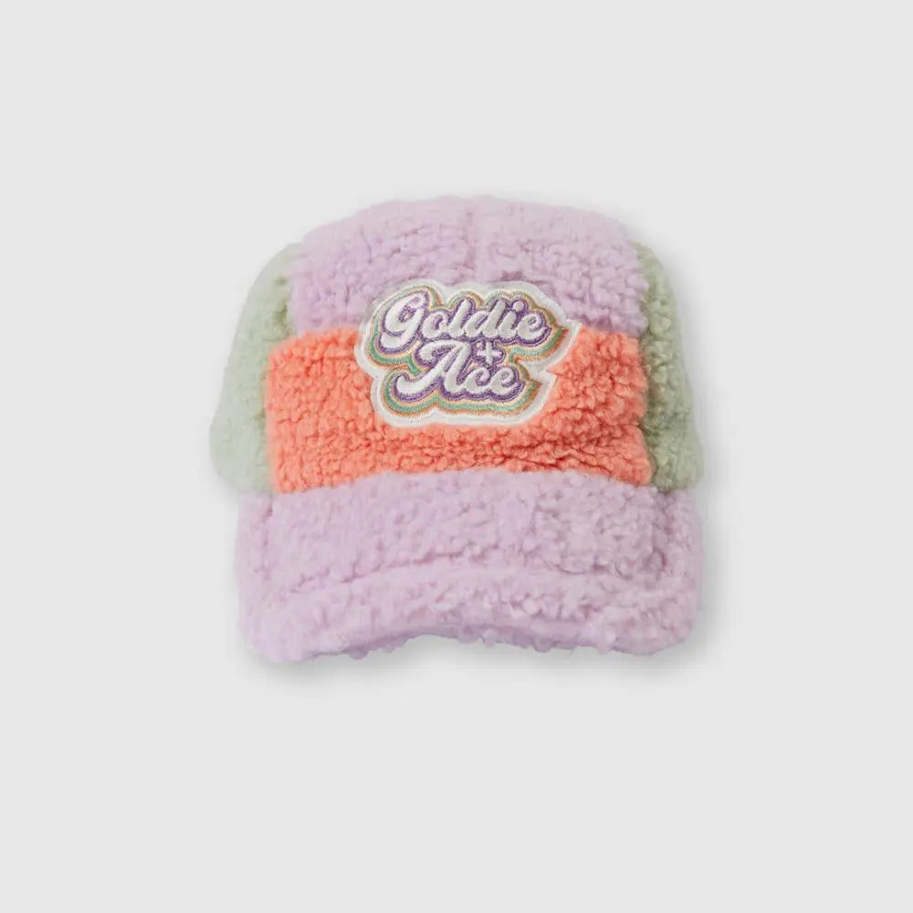 Kid Blair Sherpa Cap Lilac/Peach/Mint Goldie & Ace