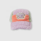 Kid Blair Sherpa Cap Lilac/Peach/Mint Goldie & Ace