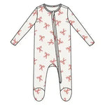 Baby Candy Canes 2-way Zipper Footie Angel Dear