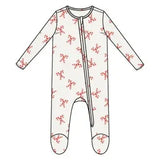 Baby Candy Canes 2-way Zipper Footie Angel Dear