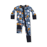 Baby Costumed Ghosts - Glow In The Dark - 2 Way Zipper Romper Angel Dear