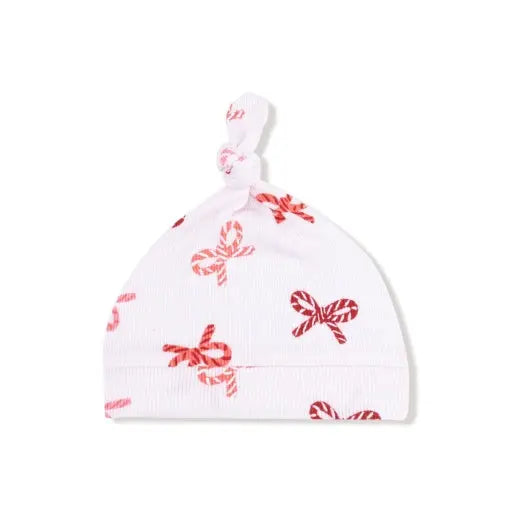 Baby Candy Cane Bows - Knotted Hat Angel Dear