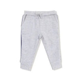 Kid Stripes - French Terry Sport - Varsity - Light Heather Grey - Jogger W/ Varsity Stripes Angel Dear