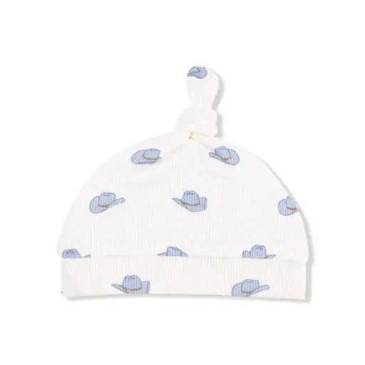 Knotted Hat w/ Petite Cowboy Print Angel Deal