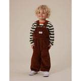 Kid Sammy Courdoroy Overalls Chocolate Goldie & Ace